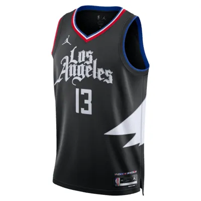 Men's Los Angeles Clippers Statement Edition Jordan Dri-Fit NBA Swingman Jersey in Black, Size: Medium | DO9529-011