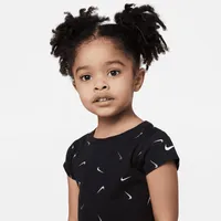 Nike Swoosh Printed Tee Dress Baby (12-24M) Dress. Nike.com