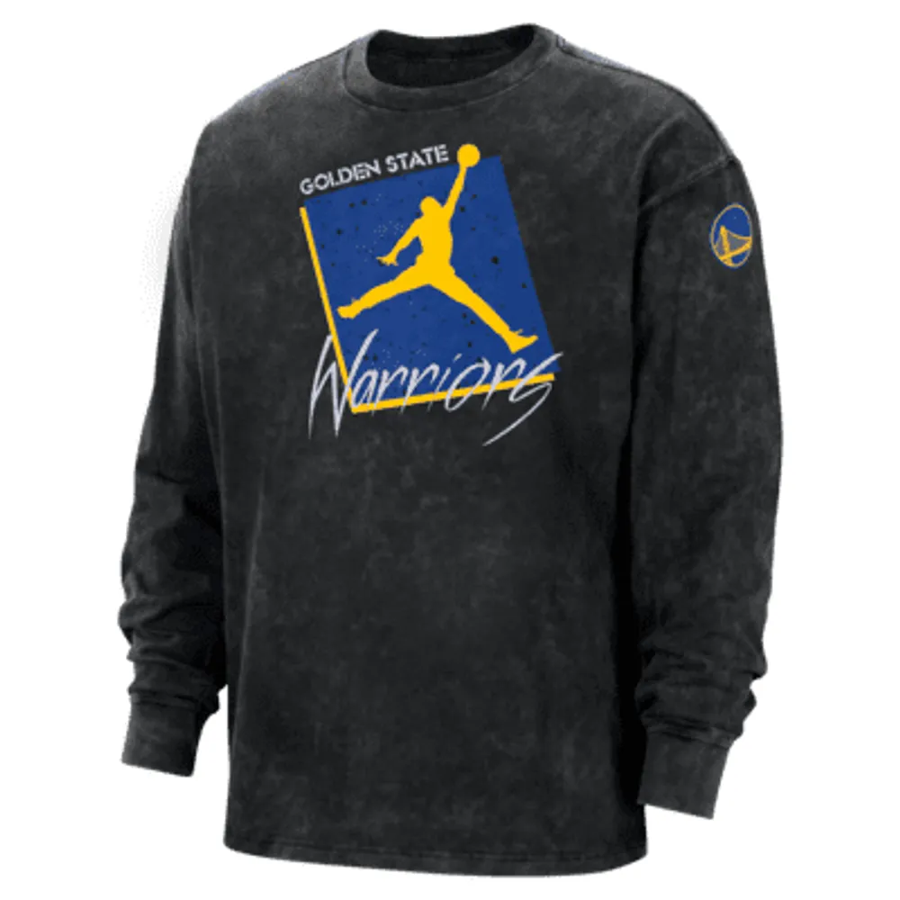 Golden State Warriors Courtside Statement Edition Men's Jordan Max90 NBA Long-Sleeve T-Shirt. Nike.com