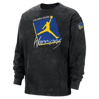 Golden State Warriors Courtside Statement Edition Men's Jordan Max90 NBA Long-Sleeve T-Shirt. Nike.com