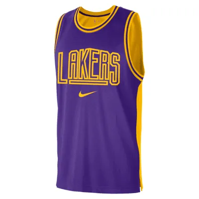 Los Angeles Lakers Courtside Men's Nike Dri-FIT NBA Tank. Nike.com