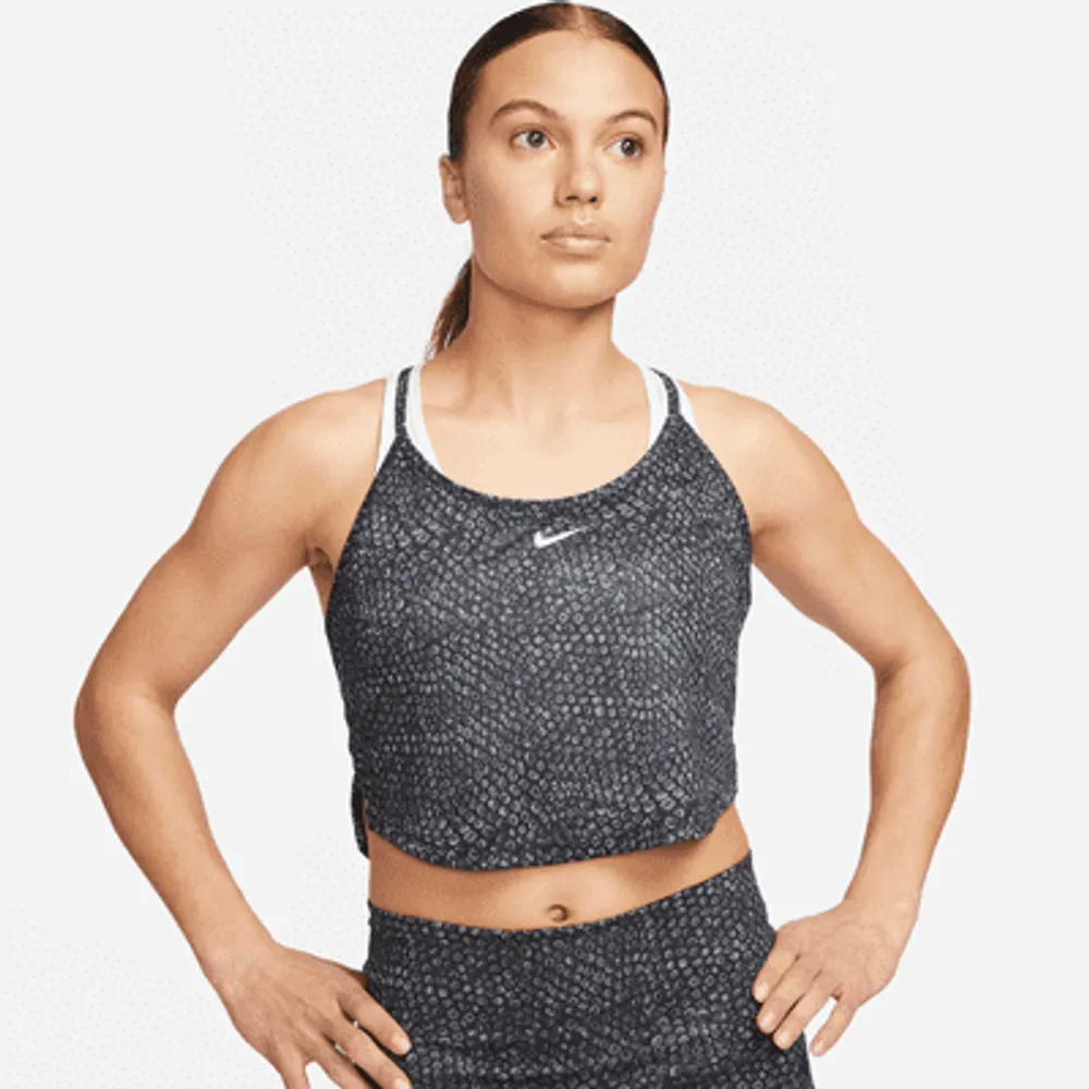 NIKE dri-fit racerback tank top with built-in sports bra, Women's Fashion,  Activewear on Carousell