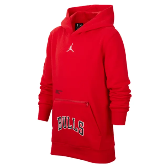 Nike Chicago Bulls Courtside City Edition Men's NBA Fleece Pullover Hoodie Red