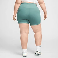 Nike One Rib Women's High-Waisted 5" Biker Shorts (Plus Size). Nike.com