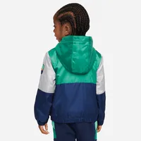 Nike Fleece-Lined Windbreaker Little Kids' Jacket. Nike.com