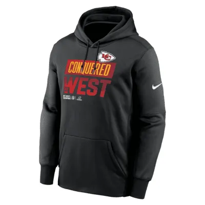 Nike Therma 2022 AFC West Champions Trophy Collection (NFL Kansas City Chiefs) Men's Pullover Hoodie. Nike.com