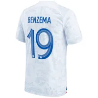 France National Team 2022/23 Stadium Away (Karim Benzema) Big Kids' Nike Dri-FIT Soccer Jersey. Nike.com