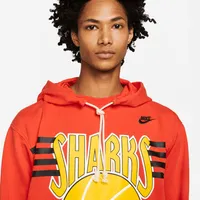 Nike Dri-FIT Standard Issue Vintage Sharks Men's Basketball Hoodie. Nike.com