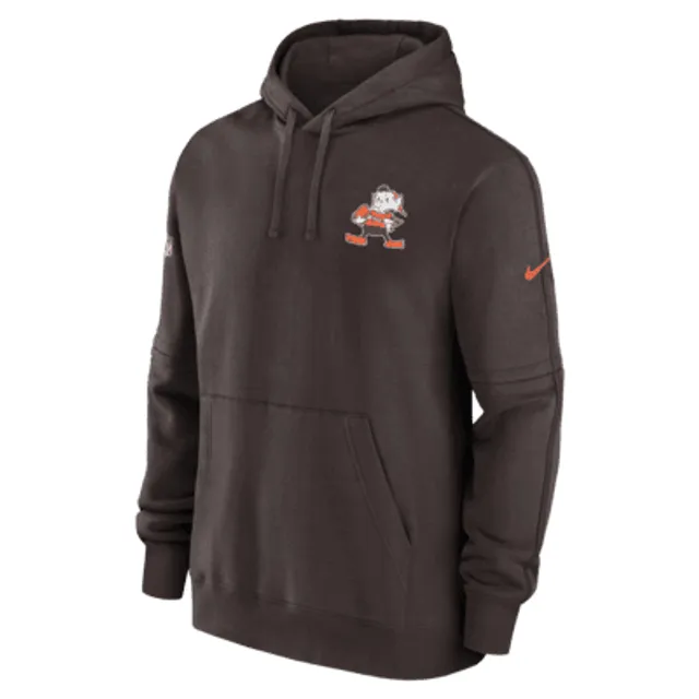 Nike Cleveland Browns Sideline Club Men's Nike NFL Pullover Hoodie.  Nike.com