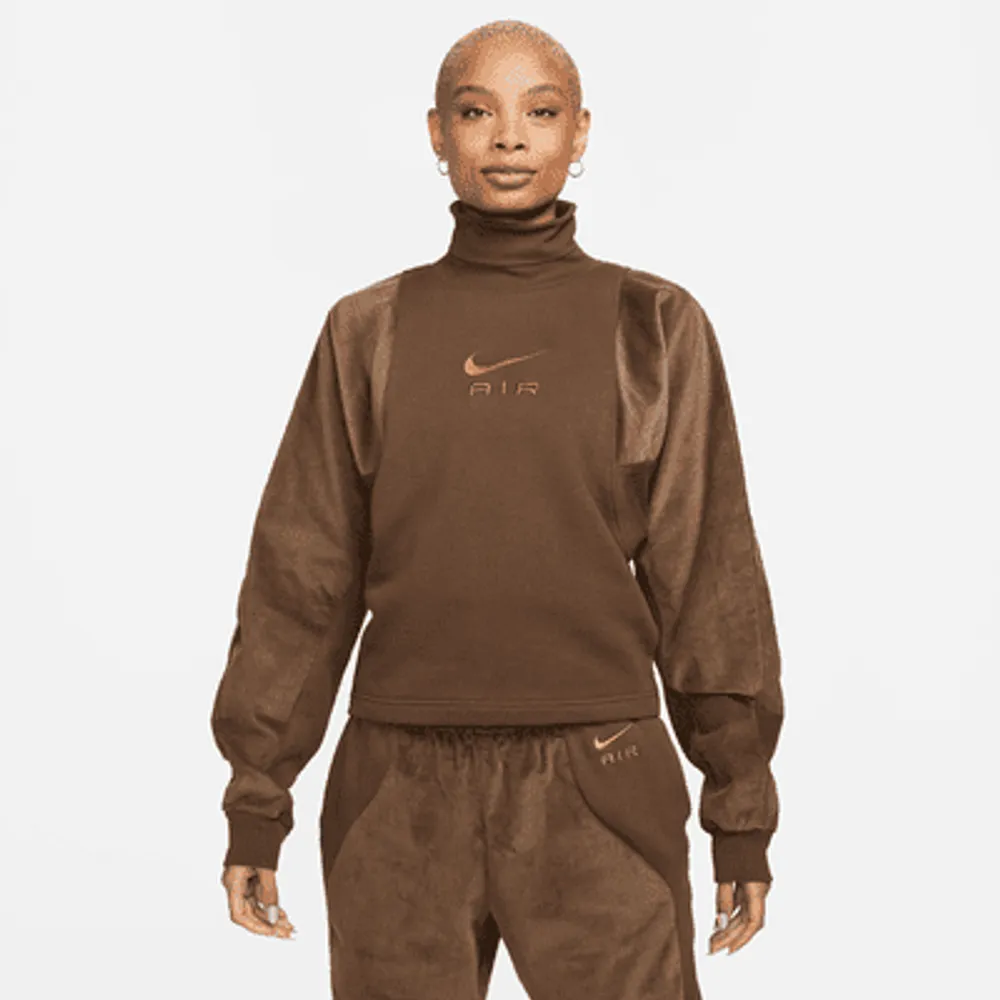 Nike Air Women's Corduroy Fleece Top. Nike.com