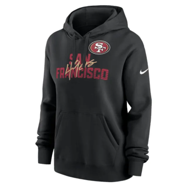 Nike Women's Rewind Gym Vintage (NFL San Francisco 49ers) Pullover Hoodie in Red, Size: Xs | NKZQ65N73V-0DL