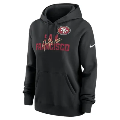 Nike Women's Gym Vintage (NFL San Francisco 49ers) Pullover Hoodie in Red, Size: Small | NKZQ6DL73-06I