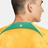 Australia 2022/23 Stadium Home Men's Nike Dri-FIT Soccer Jersey. Nike.com