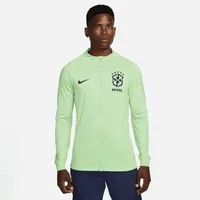 Brazil Strike Men's Nike Dri-FIT Knit Soccer Track Jacket. Nike.com