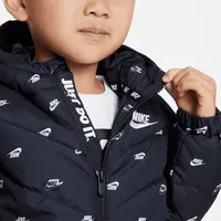 Nike Little Kids' Printed Hooded Jacket. Nike.com