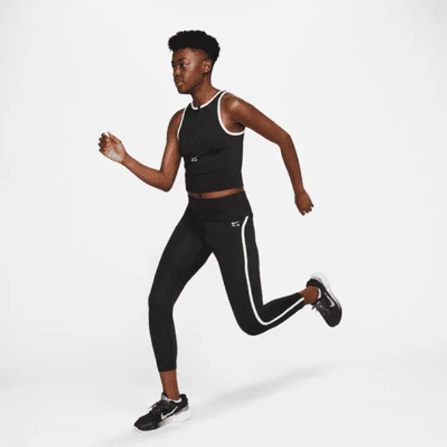 Nike Air Dri-FIT Women's 1/2-Zip Running Tank Top. Nike.com