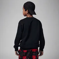 Brooklyn Fleece Plaid Crew Big Kids' Crewneck. Nike.com