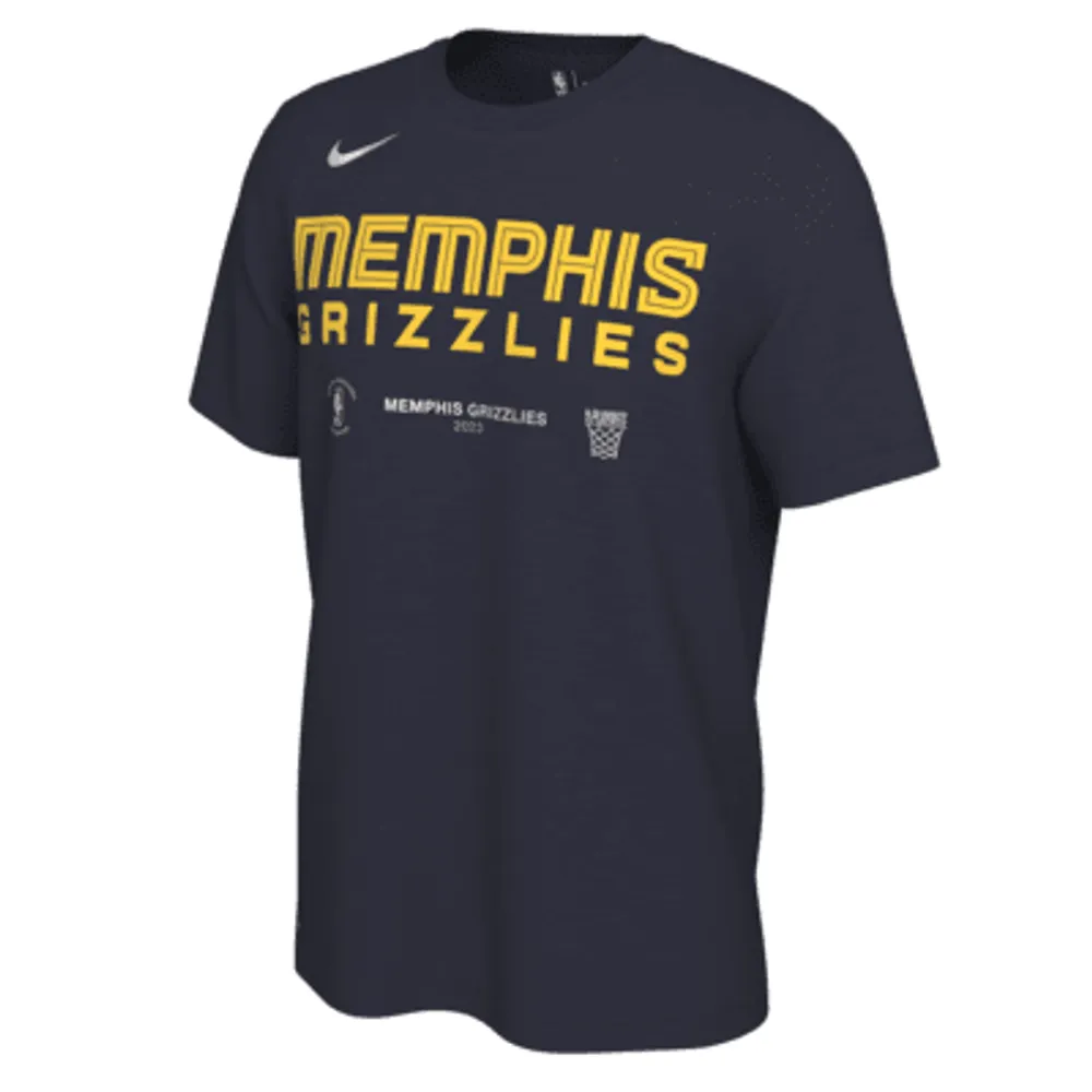 Nike Memphis Grizzlies Men's Nike NBA Playoff Mantra 2023 T-Shirt. Nike.com