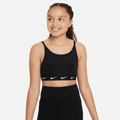 Nike Dri-FIT One Big Kids' (Girls') Sports Bra. Nike.com