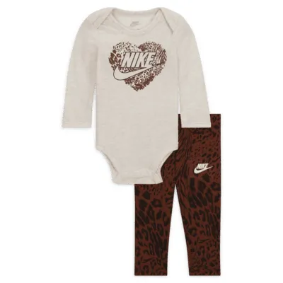 Nike Animal Print Bodysuit and Leggings Set Baby 2-Piece Set. Nike.com