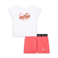 Nike Toddler Space Dye Dri-FIT Shorts Set. Nike.com