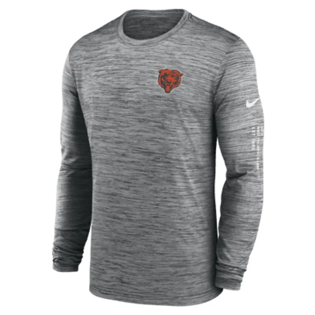 Chicago Bears Nike Sideline Performance T-Shirt - Heather Gray