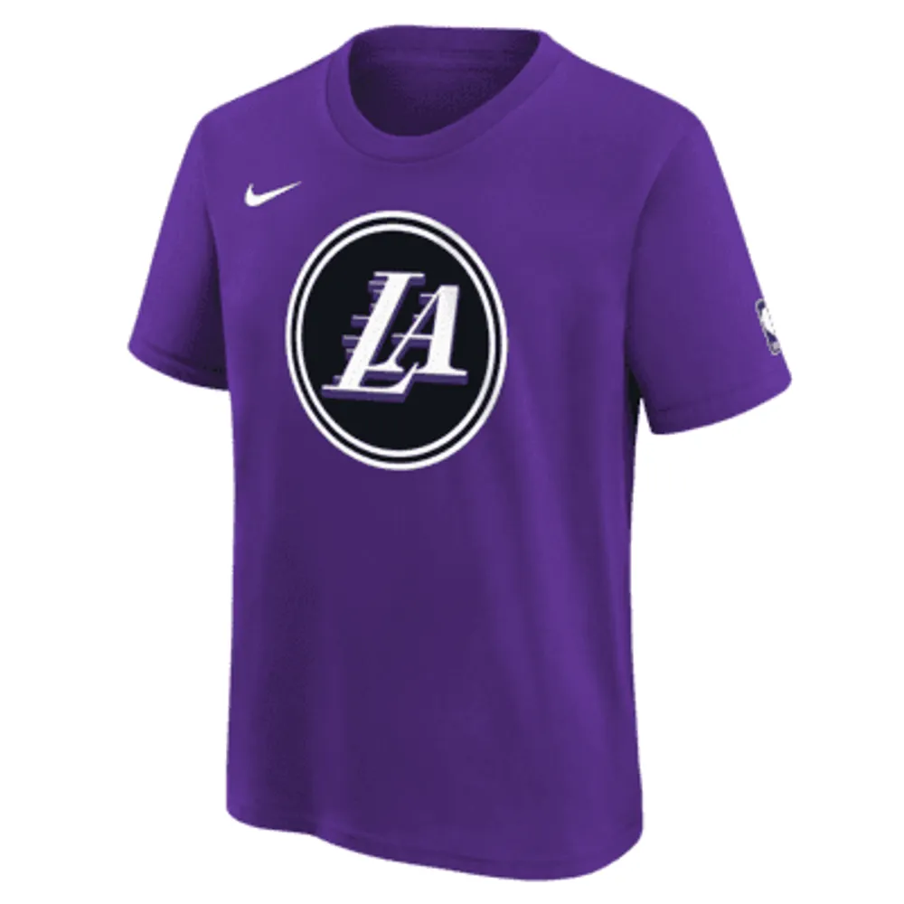 Los Angeles Lakers City Edition Big Kids' (Boys') NBA Logo T-Shirt. Nike.com