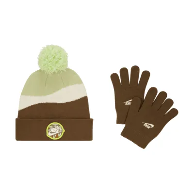 Nike Snow Day Beanie and Gloves Set Little Kids 2-Piece Hat Set. Nike.com