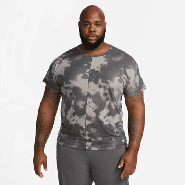Nike Yoga Dri-FIT Black Men's Short Sleeve Top, Men's Fashion