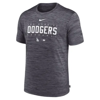 Buy Nike Men's MLB LA Dodgers Practice Tee Shirt Royal Size Small at