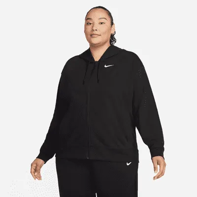 Nike Sportswear Women's Oversized Jersey Full-Zip Hoodie (Plus Size). Nike.com