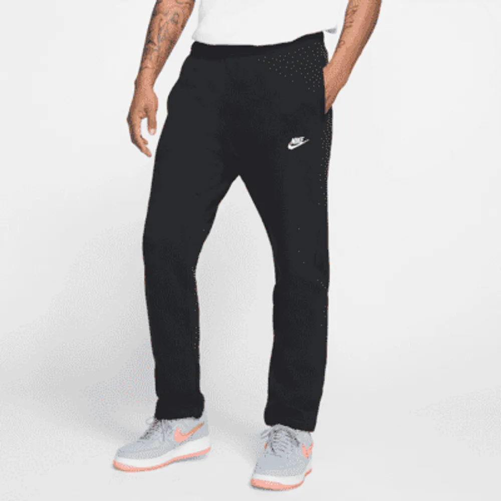Nike Men's Sportswear Club Fleece Jogger Pants BV2737 (Dark Grey  Heather/Matte Silver/White, Small)