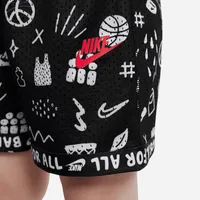 Nike Little Kids' Printed Tricot Basketball Shorts. Nike.com