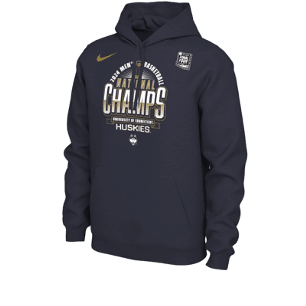 UConn 2024 Men's National Champ Nike College Basketball Hoodie. Nike.com