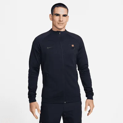 Barcelona Academy Pro Anthem Men's Nike Dri-FIT Soccer Full-Zip Jacket. Nike.com