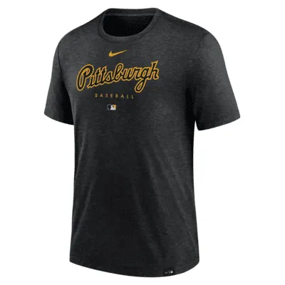 PITTSBURGH PIRATES NIKE BASEBALL Polo Shirt DRI FIT Mens M MEDIUM