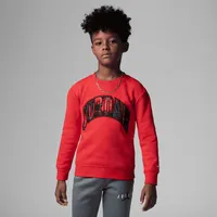 Brooklyn Fleece Plaid Crew Little Kids' Crewneck. Nike.com