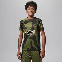 Paris Saint-Germain Academy Pro Fourth Big Kids' Jordan Dri-FIT Soccer Pre-Match Top. Nike.com