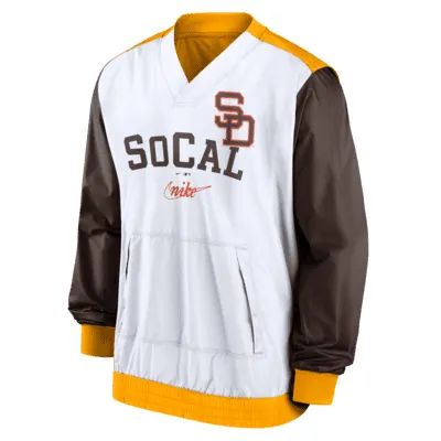 Nike Rewind Warm Up (MLB San Diego Padres) Men's Pullover Jacket. Nike.com