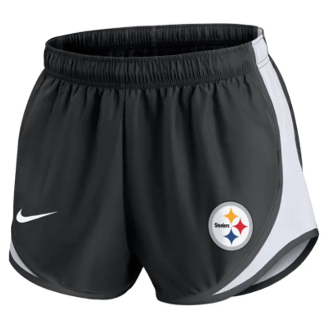 Nike Women's Dri-Fit Tempo (NFL Pittsburgh Steelers) Shorts in Black, Size: Xs | NKB301SE7L-10N