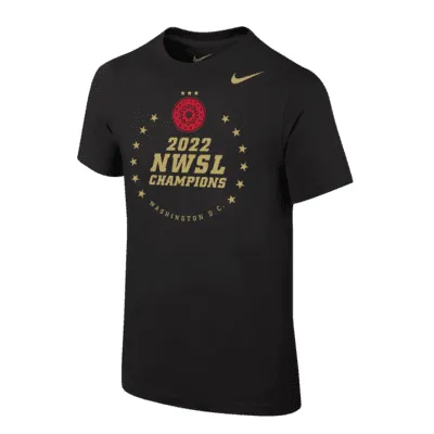 Portland Thorns 2022 Big Kids' NWSL Champions T-Shirt. Nike.com