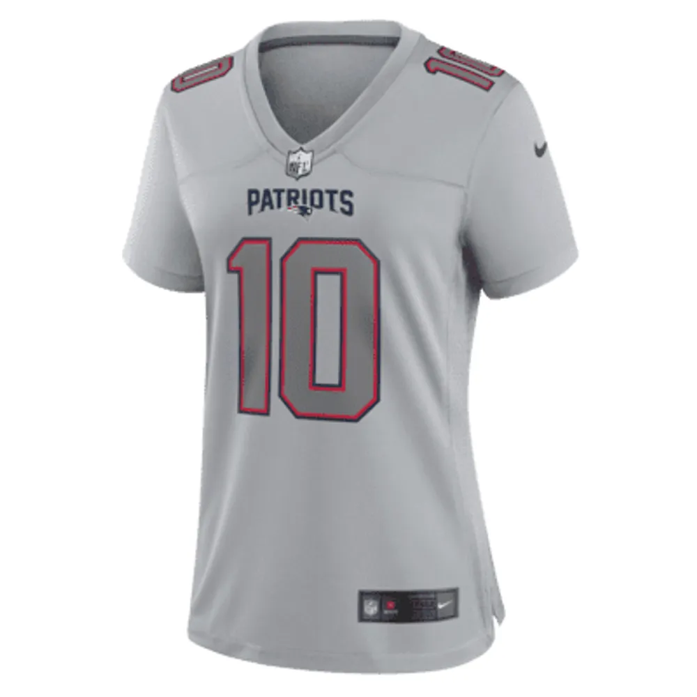 Youth Nike Mac Jones Gray New England Patriots Atmosphere