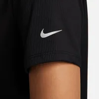 Nike Dri-FIT Women's Ribbed Short-Sleeve Running Top. Nike.com
