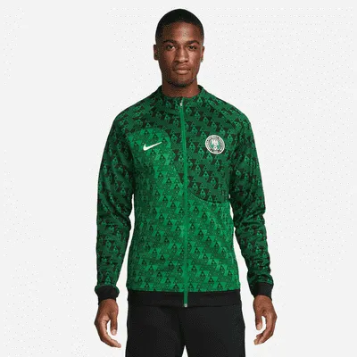 Nigeria Academy Pro Men's Knit Soccer Jacket. Nike.com