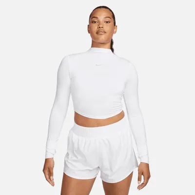 Nike Dri-FIT One Luxe Women's Long-Sleeve Cropped Top. Nike.com