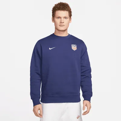 U.S. Club Fleece Men's Nike Crew-Neck Sweatshirt. Nike.com