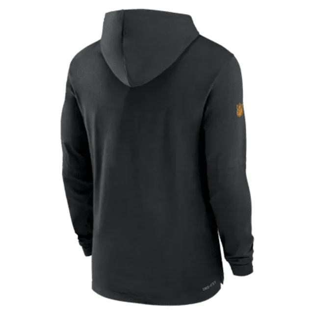 Minnesota Vikings Sideline Men's Nike Dri-FIT NFL Long-Sleeve Hooded Top.