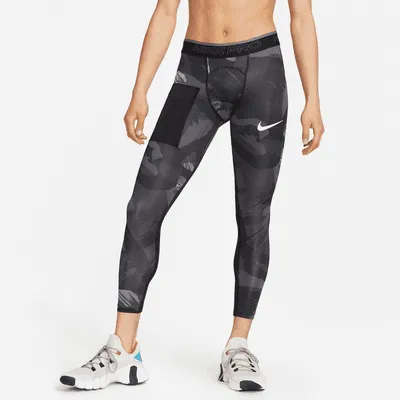 Nike Pro Dri-FIT Men's Camo Tights. Nike.com