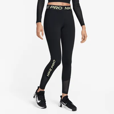 Nike Pro Women's Mid-Rise Full-Length Leggings. Nike.com