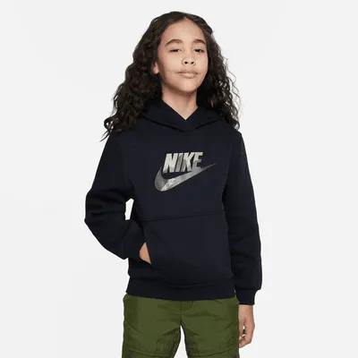 Nike / Girls' Sportswear Swooshfetti Club Fleece Hoodie